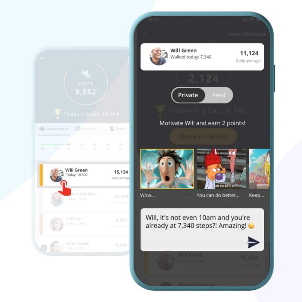 App that helps you motivate colleagues in your office step challenge