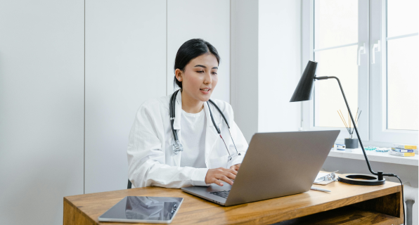 Doctor in an office